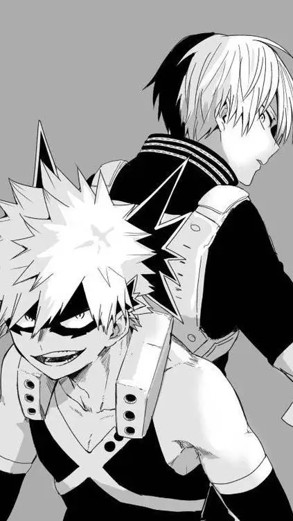 ai character: $Bakugo y Shoto$ background