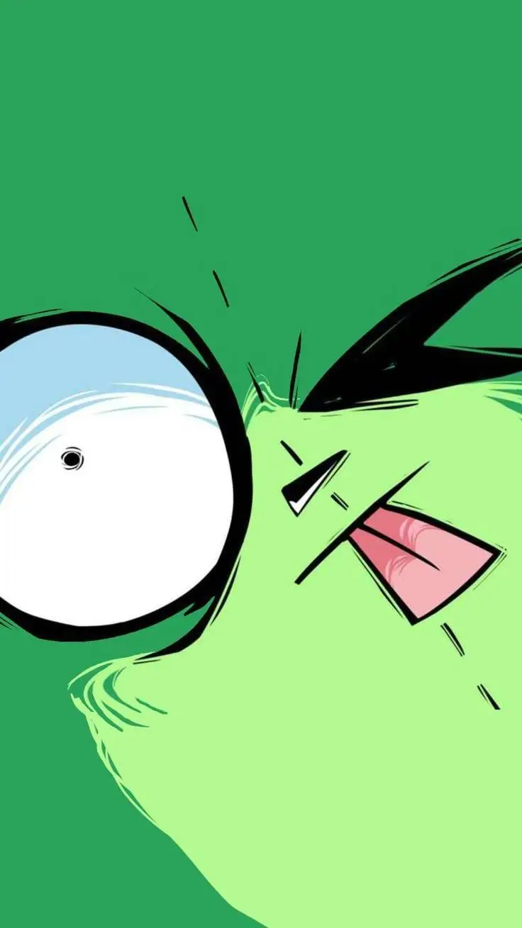 ai character: GIR!!! background