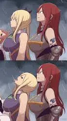 ai character: Lucy y Erza  background
