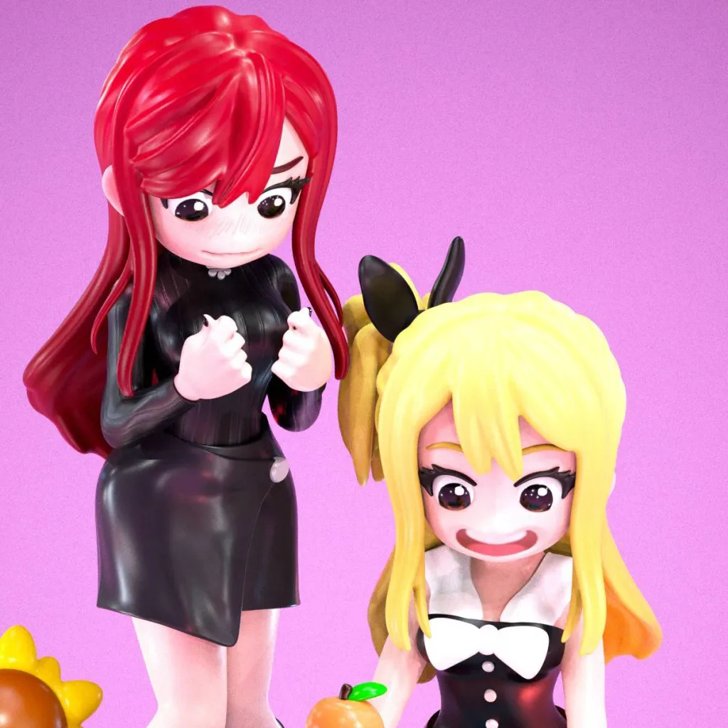 chat with ai character: Lucy y Erza 2