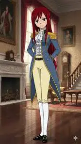 ai character: Erza Scarlett 2 background