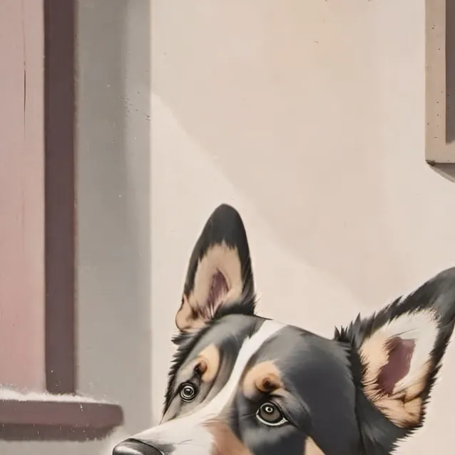 chat with ai character: perro con cereal