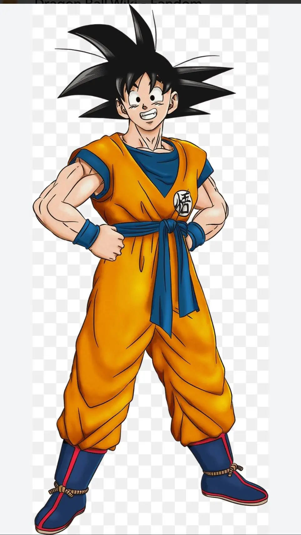 ai character: goku background