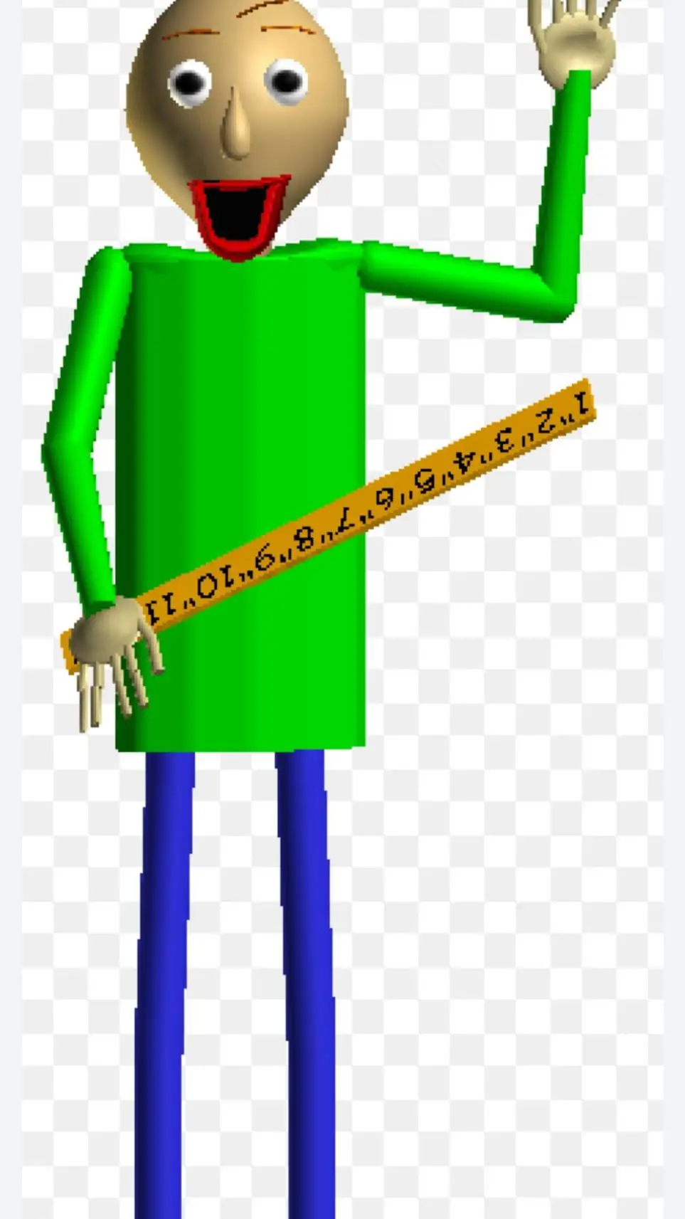 ai character: baldi background