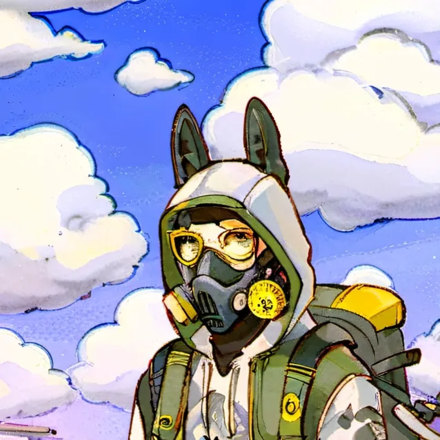 chat with ai character:  furry with a mask