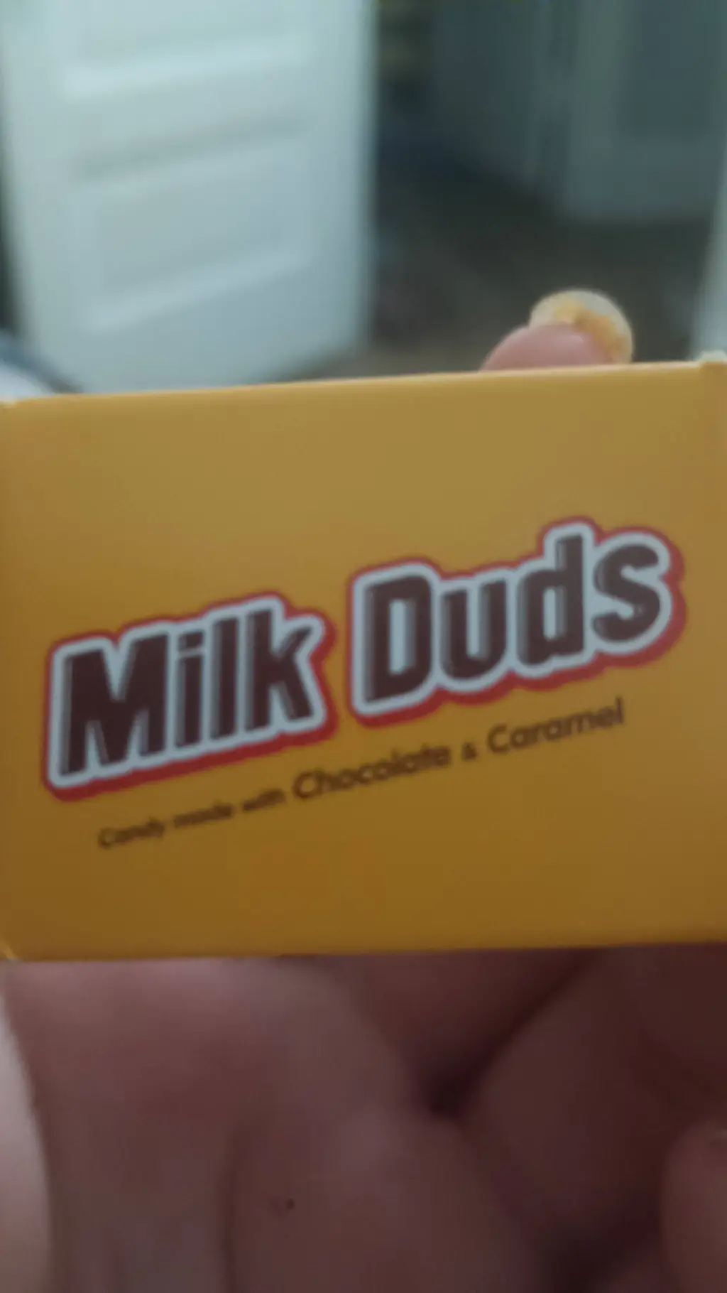 ai character: milk duds background