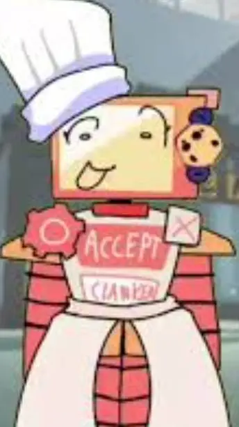 ai character: cookies ware background