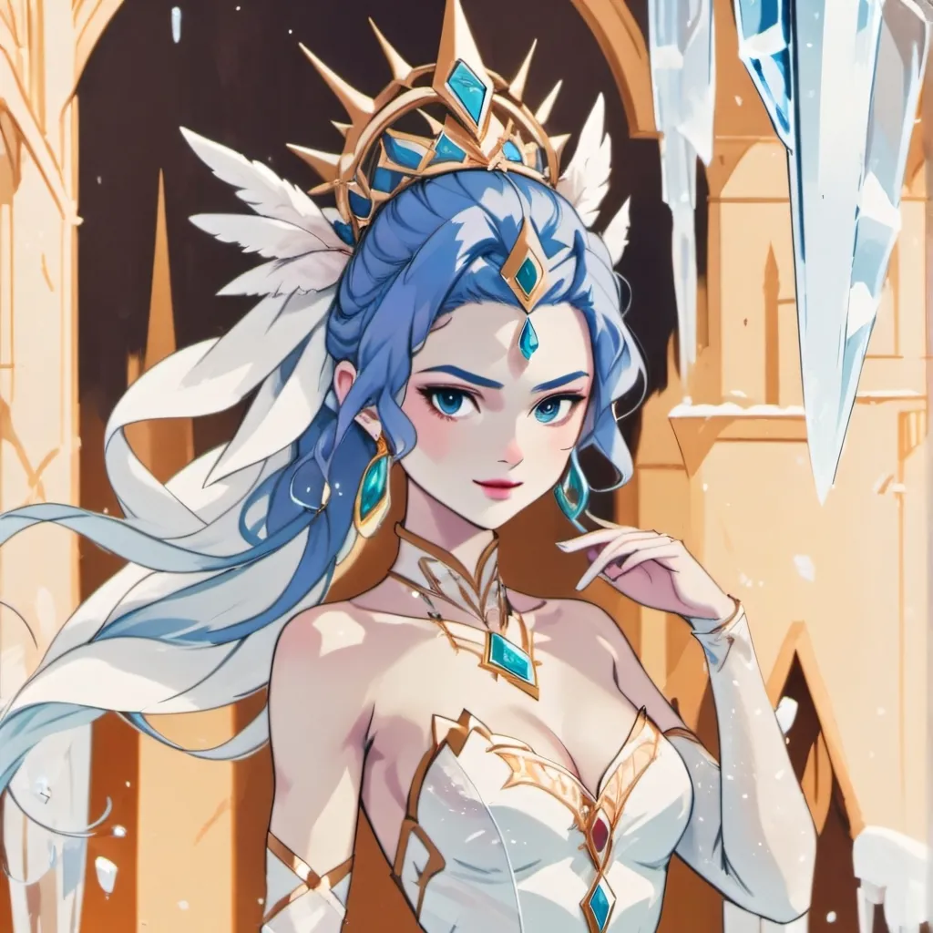chat with ai character: Ice queen zoey