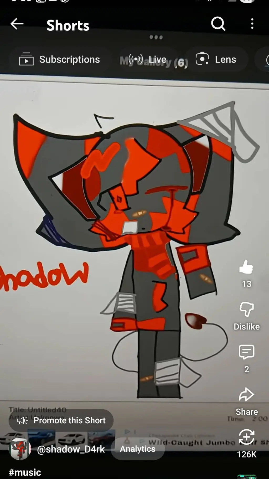 ai character:  shadow  remake!  background