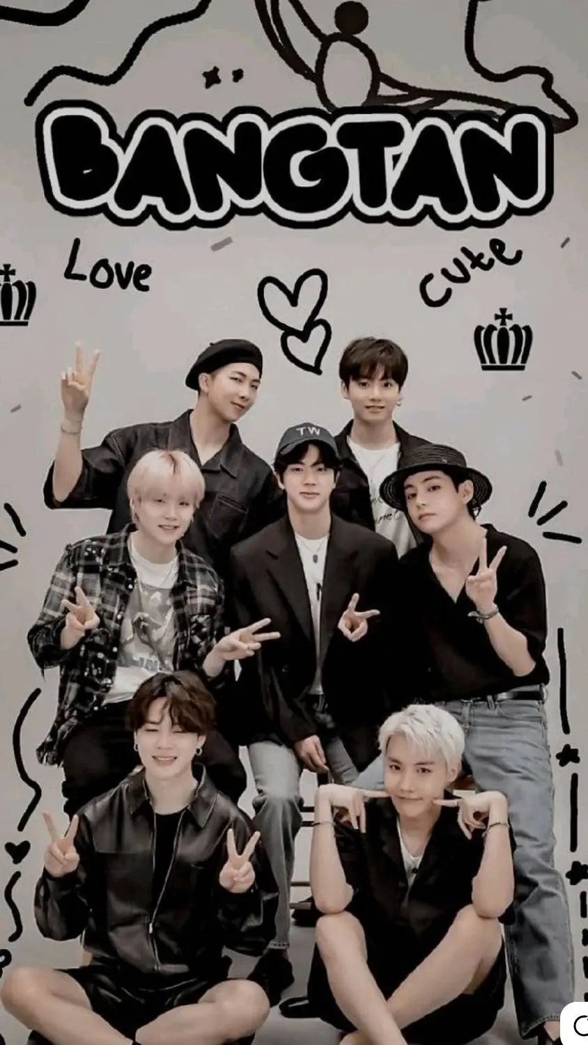 ai character: BTS 💜🫶 background