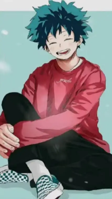ai character: mha Izuku  x toi background