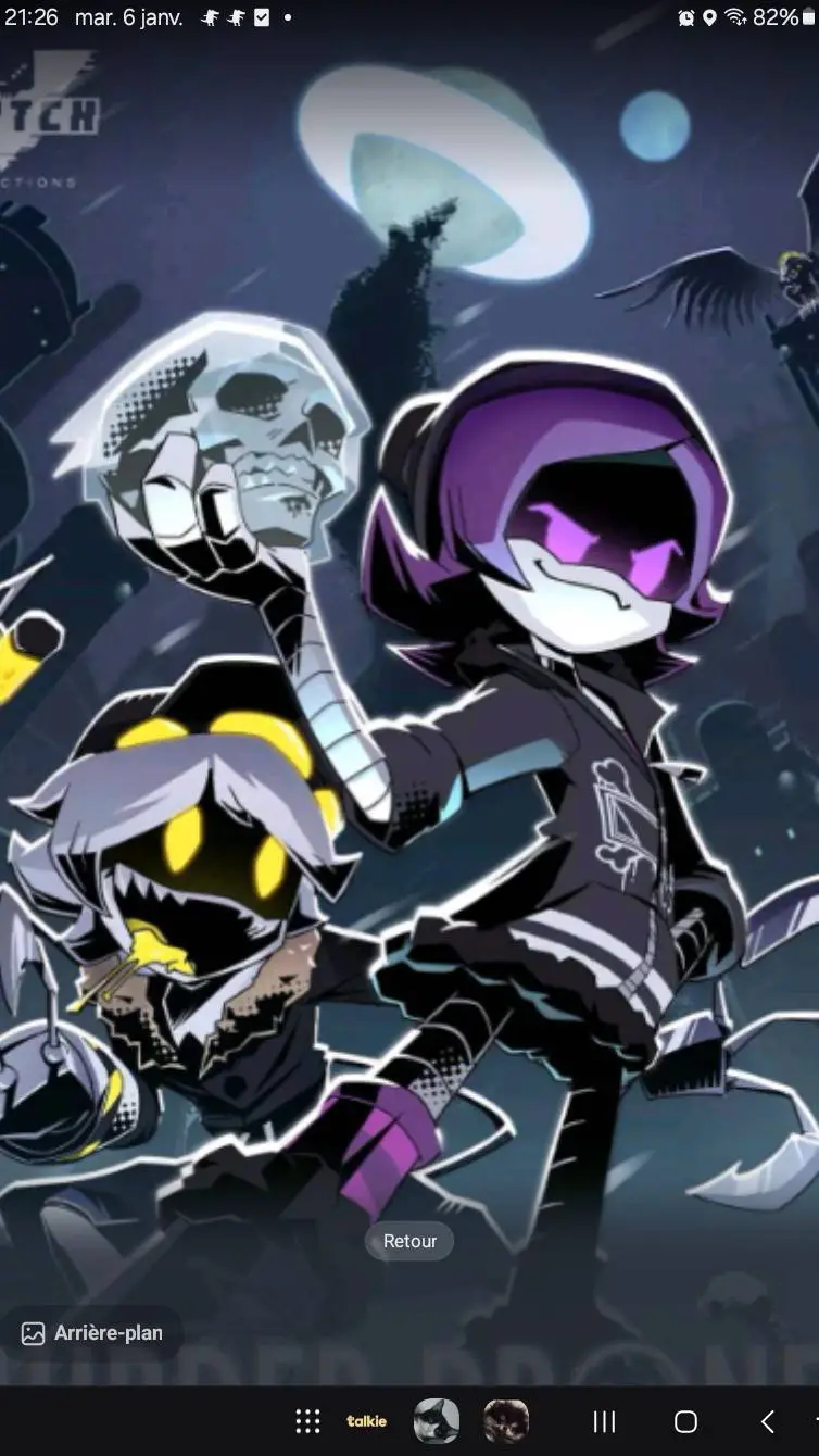 ai character: murder drones  background