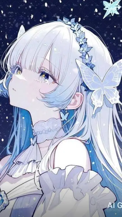 ai character: ❄️Maxene❄️ background