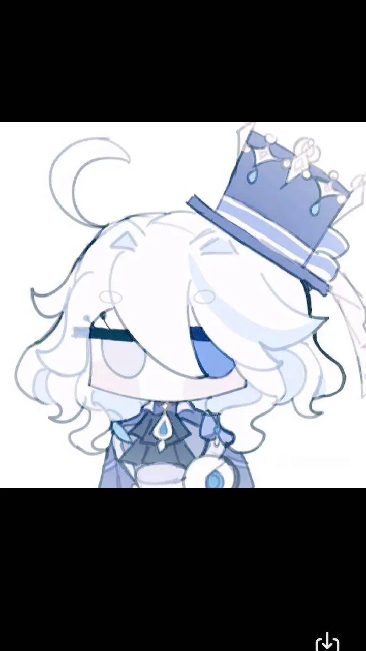 ai character: 🩵🤍!CHIBI FURINA!🤍🩵 background
