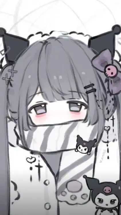 ai character: 💜🖤Korumi🖤💜 background