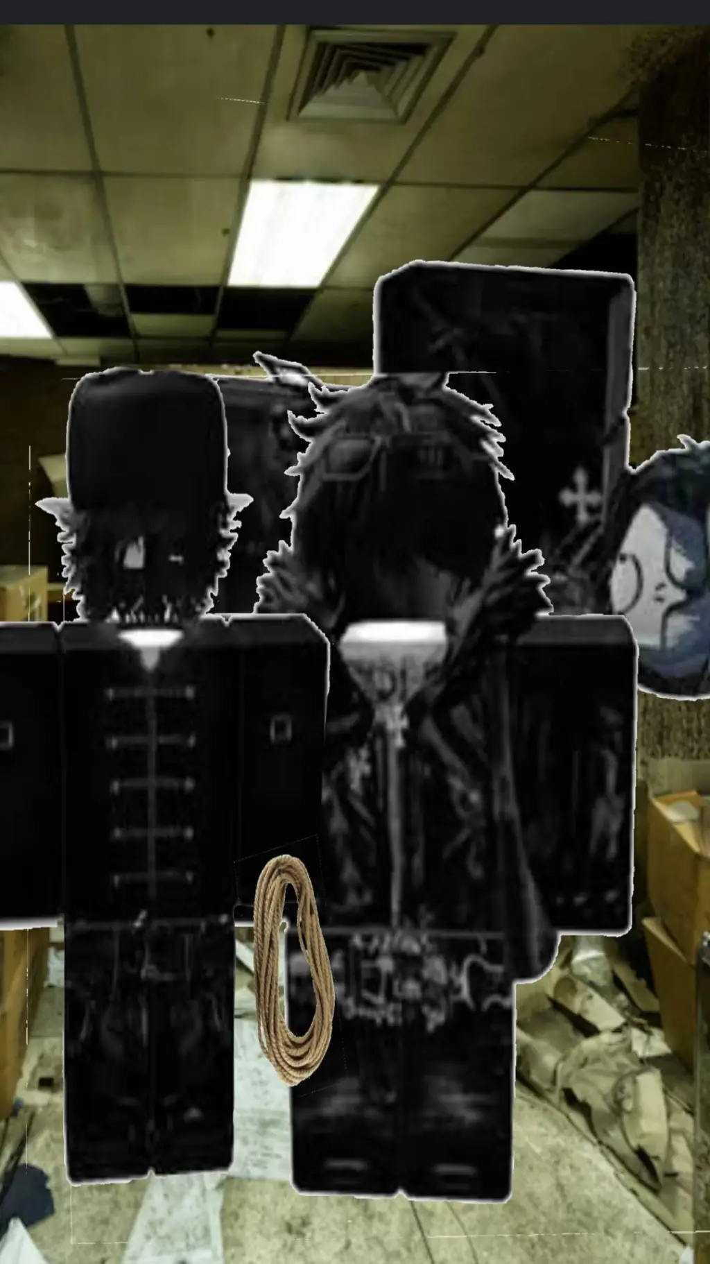 ai character: я под дозо background