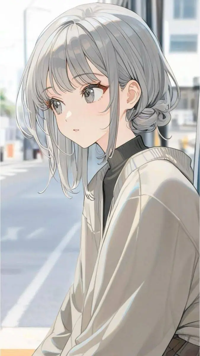 ai character: Mio❄ background