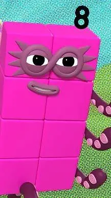 ai character: Octoblock 8 background