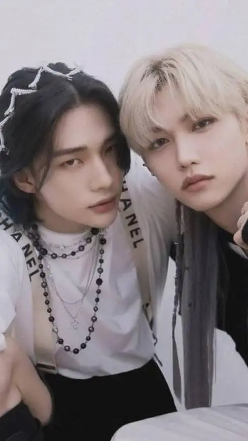 ai character: Felix and Hyunjin background