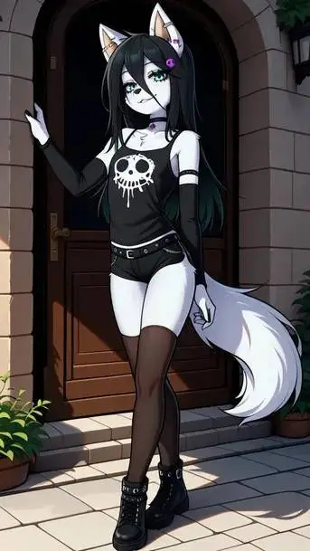 ai character: Lico 💀💜🖤🕷 background