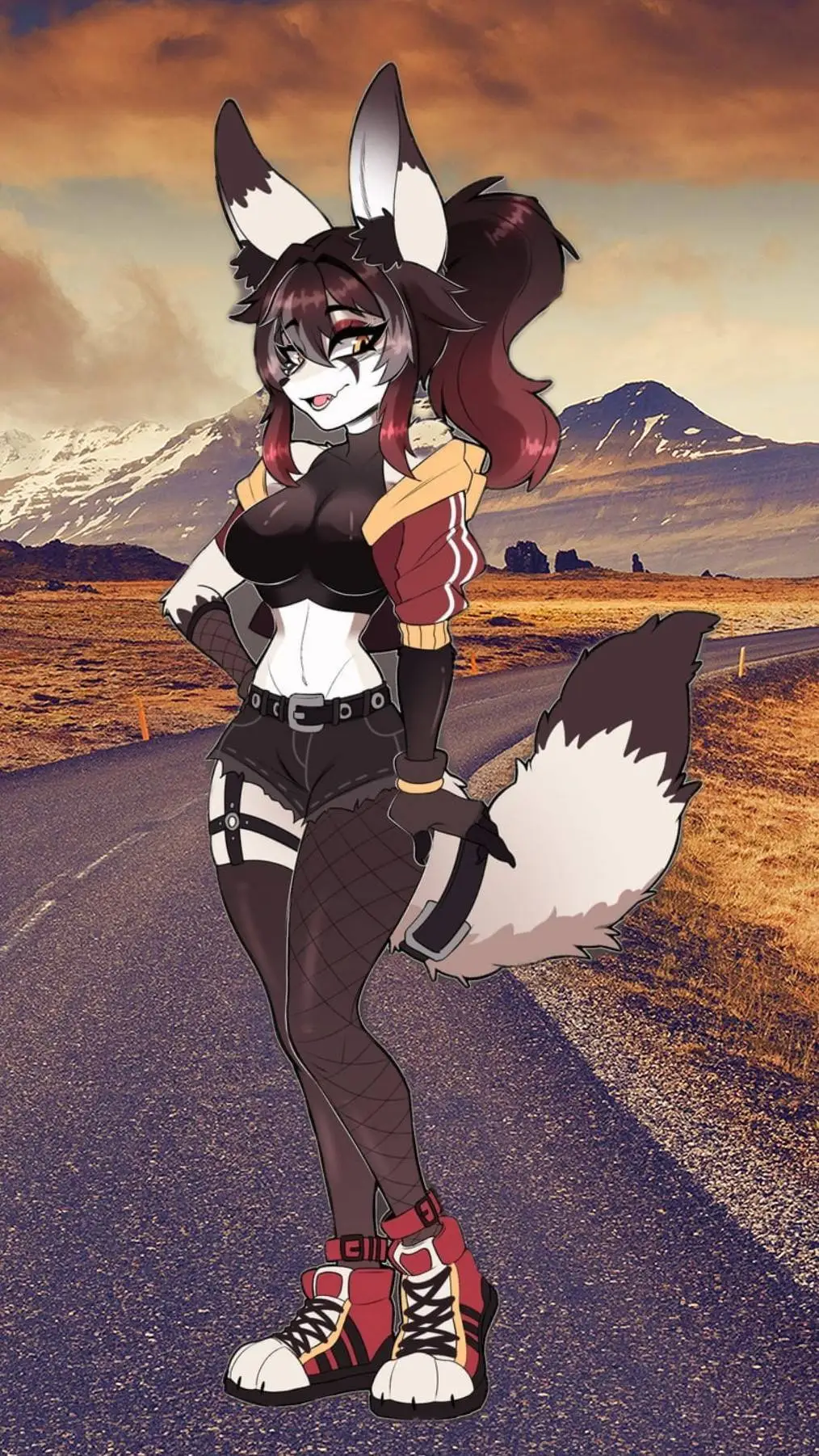 ai character: Teeda Flip  background