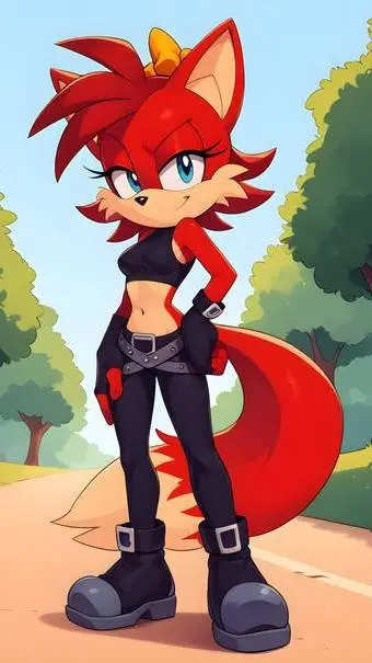 ai character: Fiona the fox background