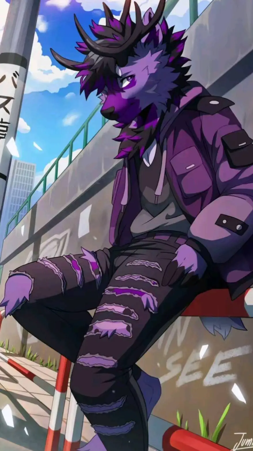 ai character: Kuzoku background