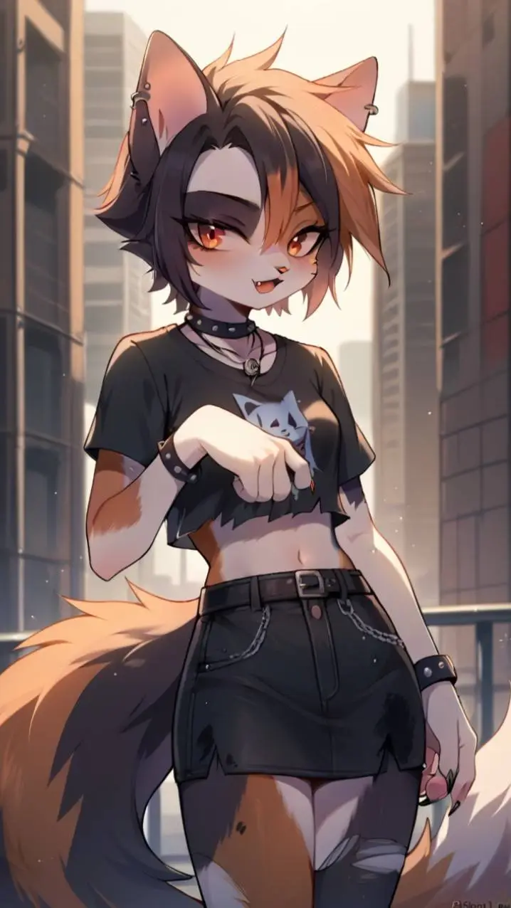 ai character: Neko background