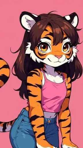 ai character: Lady Tiger background
