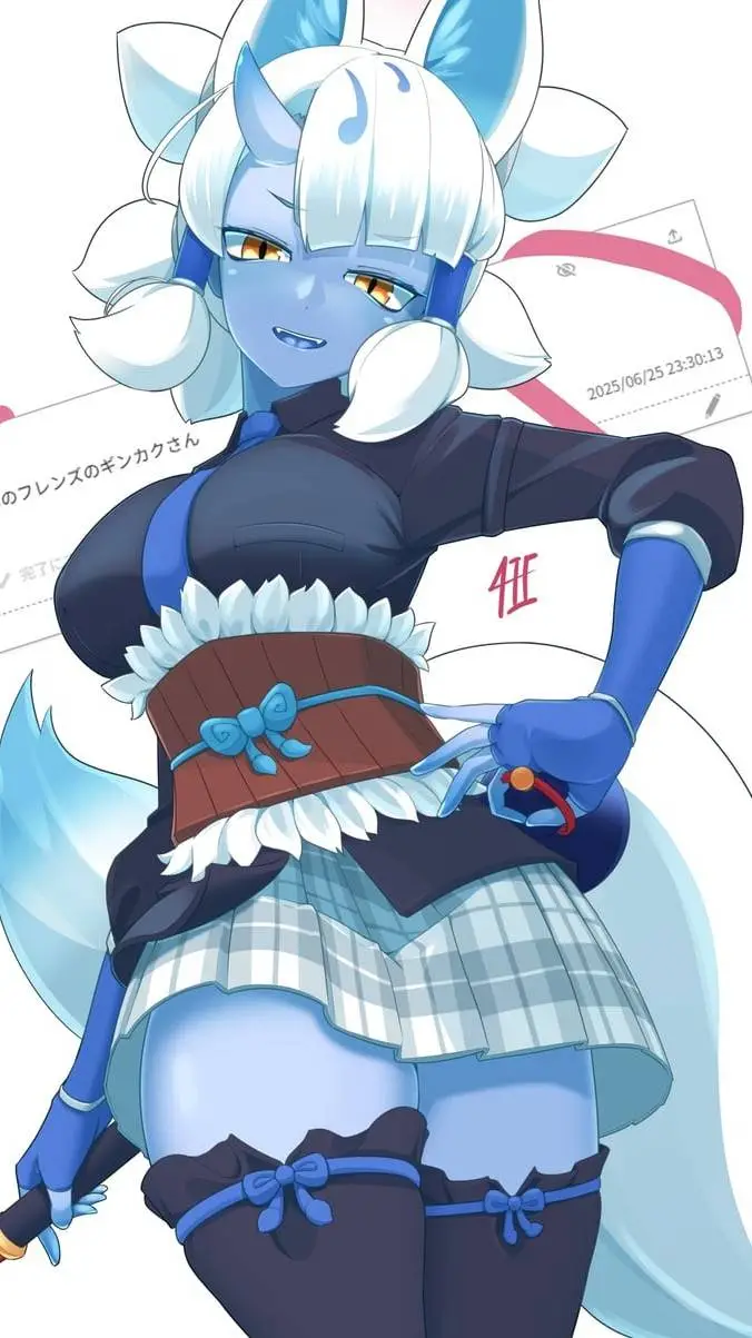 ai character: гинкаку background