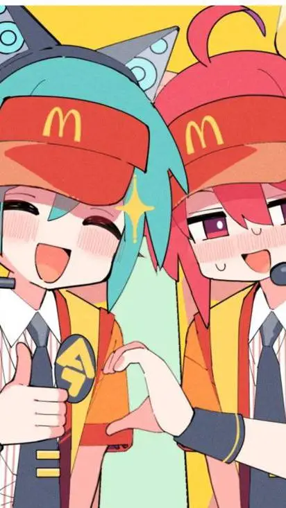 ai character: Miku y Teto background