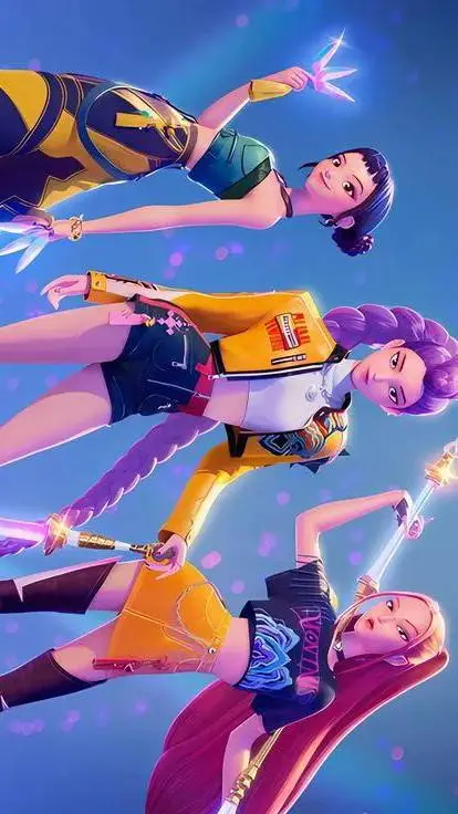 ai character: Huntrix background