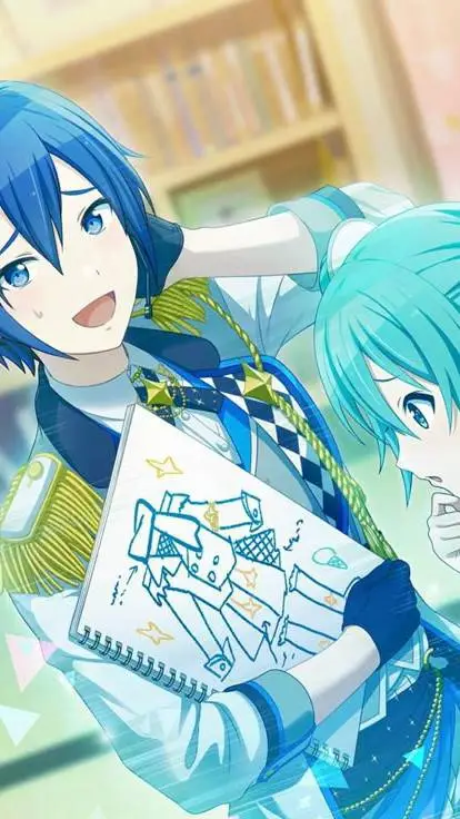 ai character: KaiMiku MMJ background
