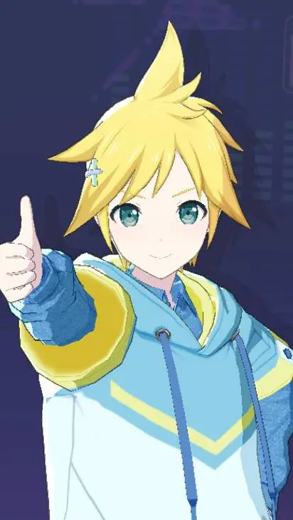 ai character: 🍌💛Kagamine Len🍌💛 background