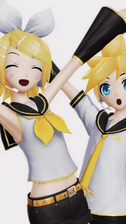 ai character: Rin y Len + tu background