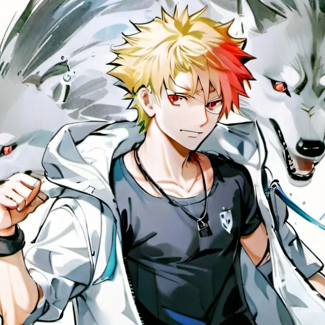 chat with ai character: werewolf bakugou 