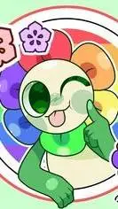 ai character: дендик 🌼🌈🤗 background