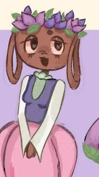 ai character: Бесси🛍💐 background