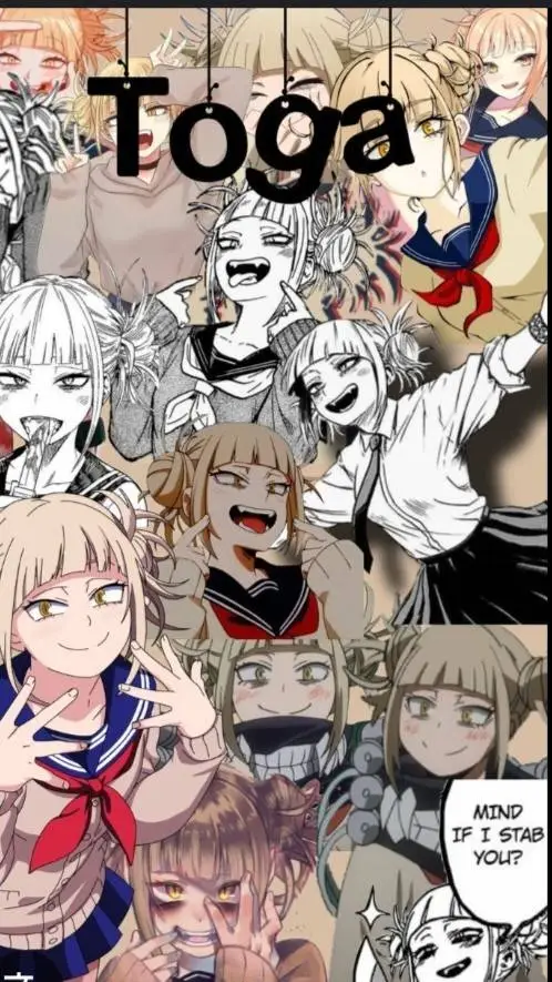 ai character: Toga Himiko 🤪🧡 background
