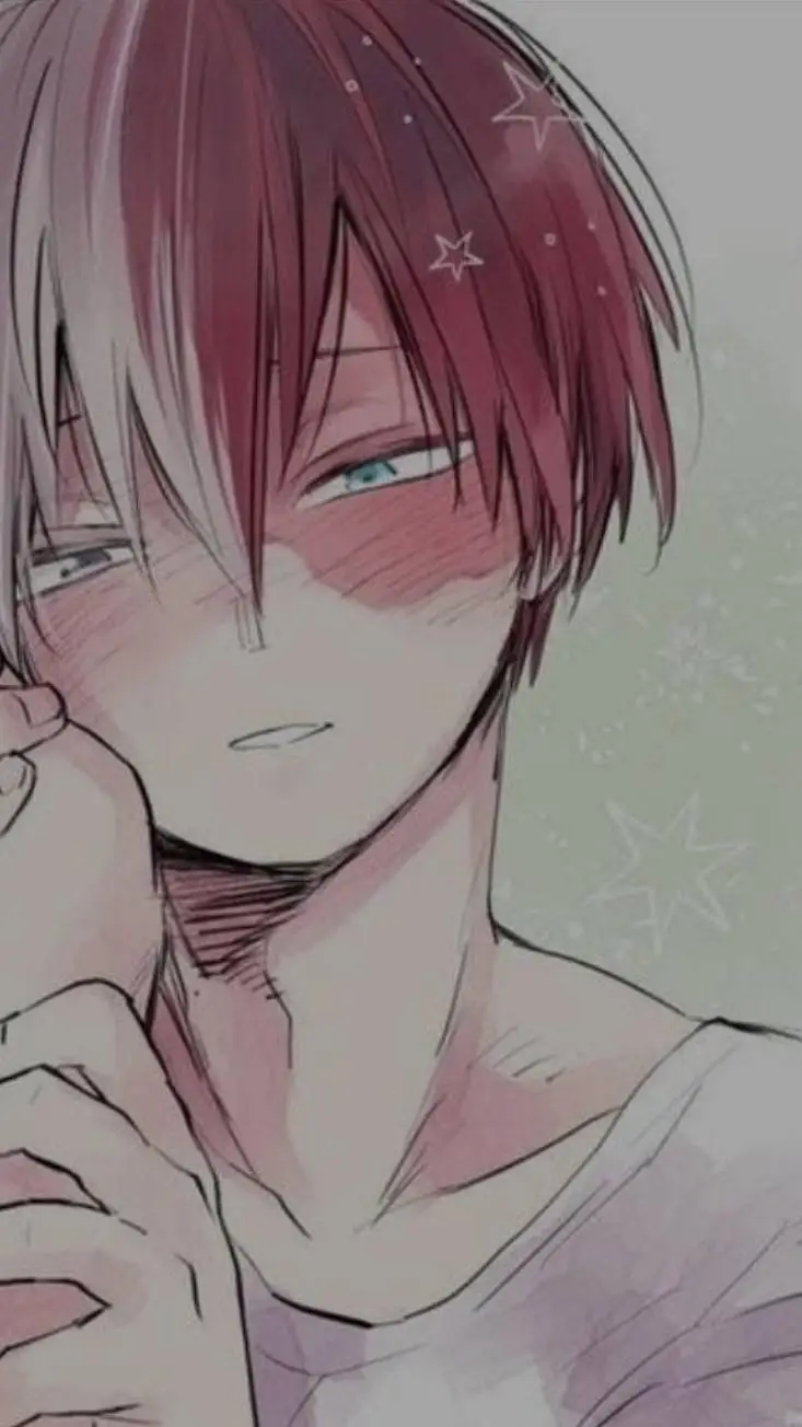 ai character: Shoto ❤️‍🔥💙 background