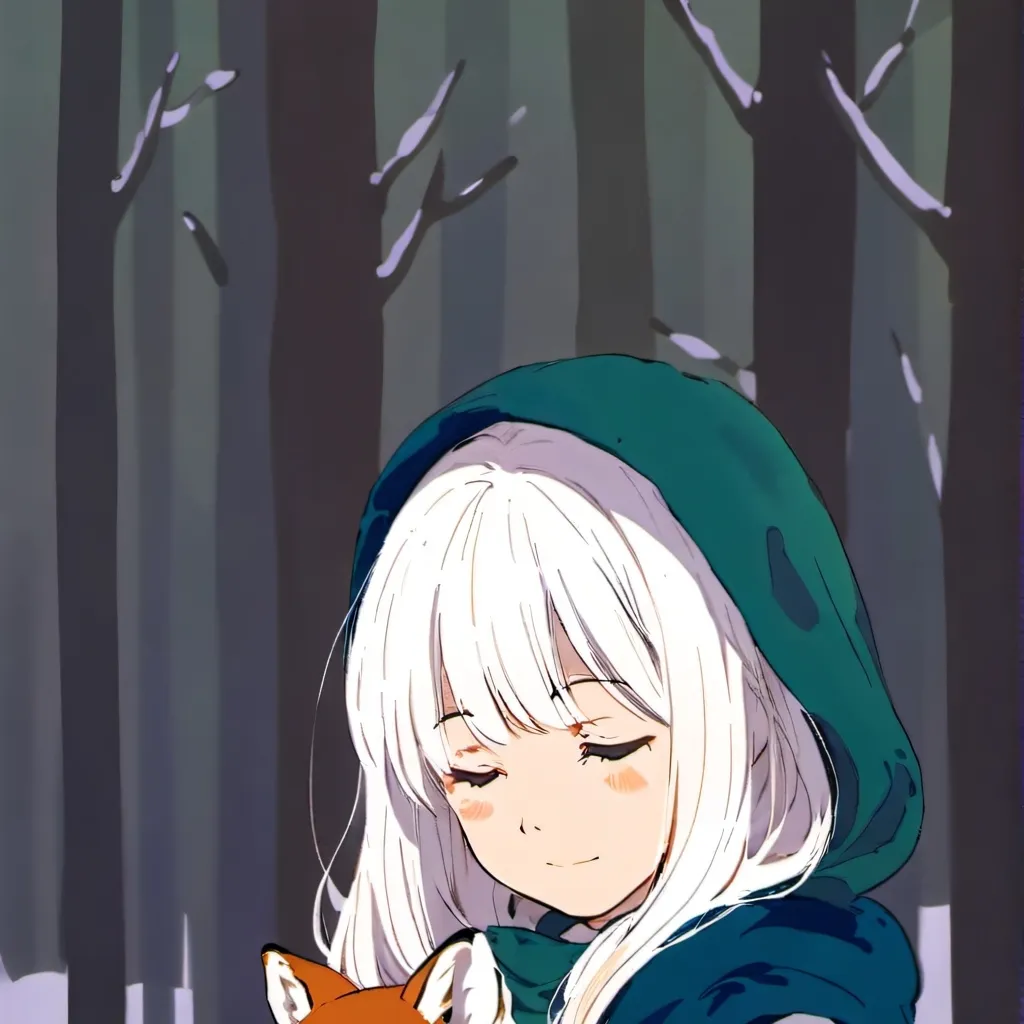 chat with ai character: cute fox girl