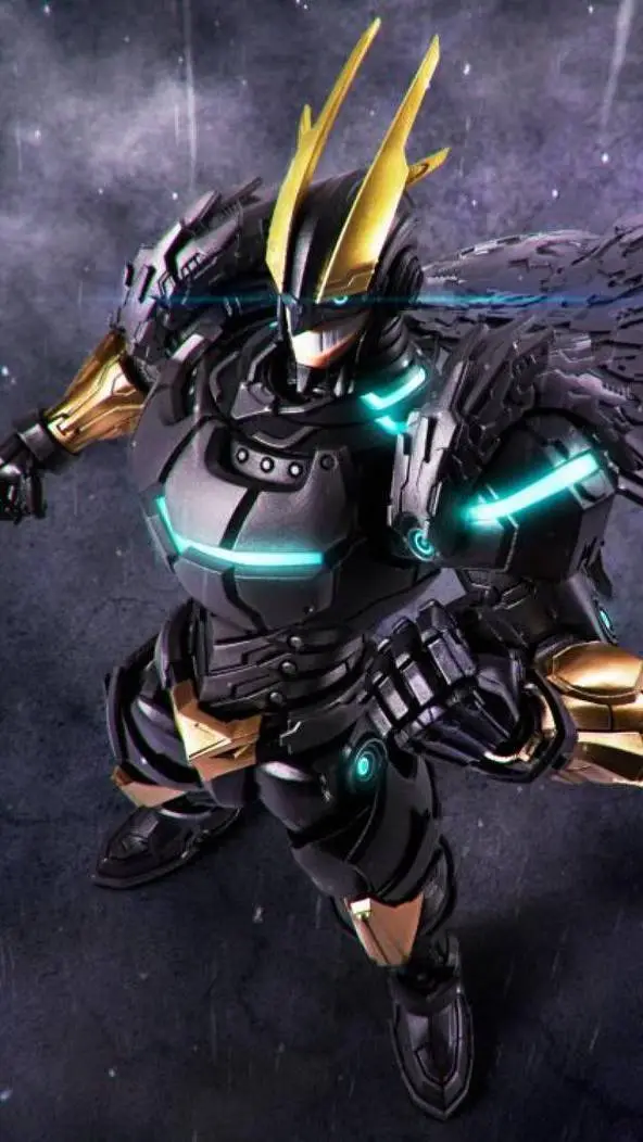 ai character: mech all might background