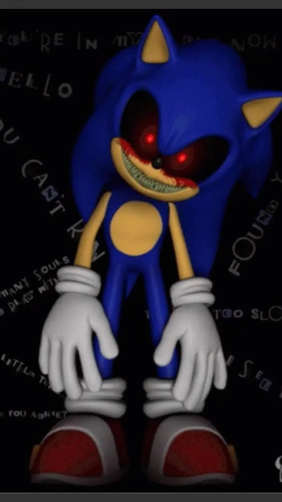 ai character: Sonic exe background