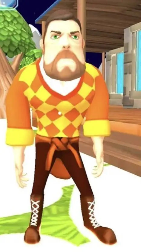 ai character: Dark riddle background