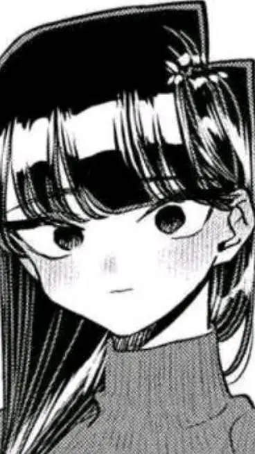 ai character: 🖤Komi San-wa🤍 background