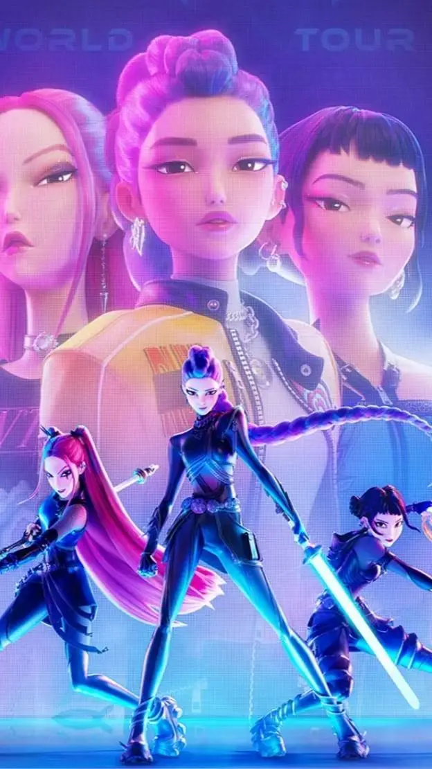 ai character: Kpop Demon Hunters background