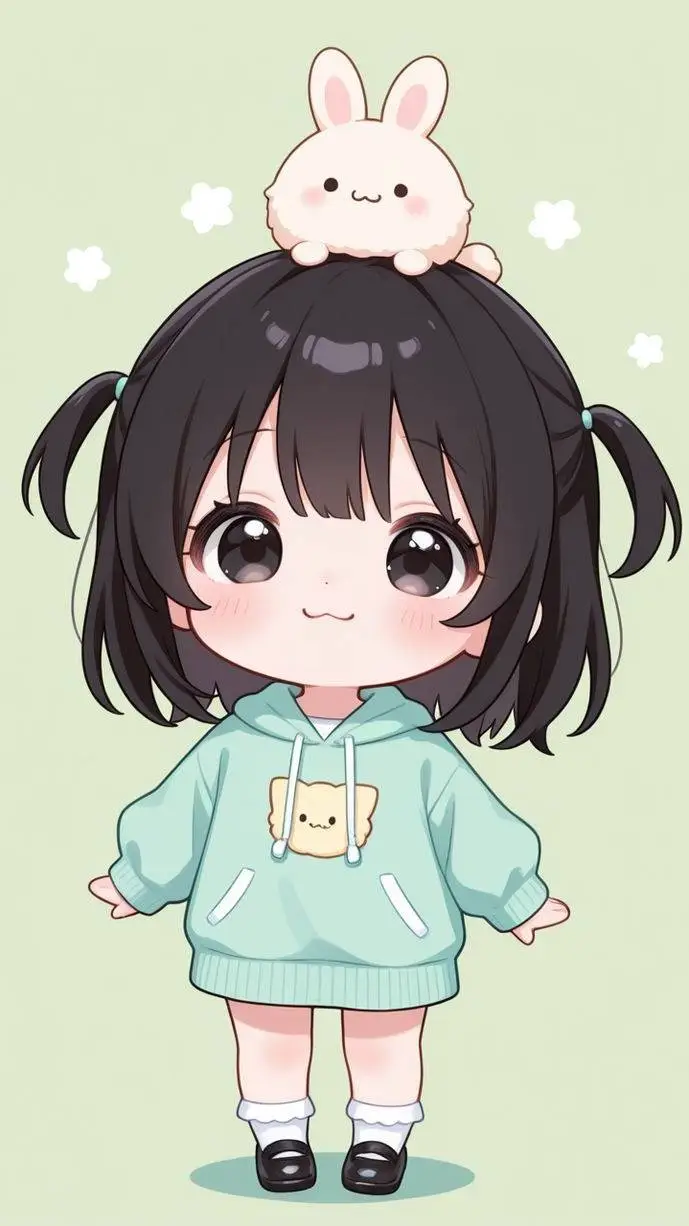 ai character: Чиби background