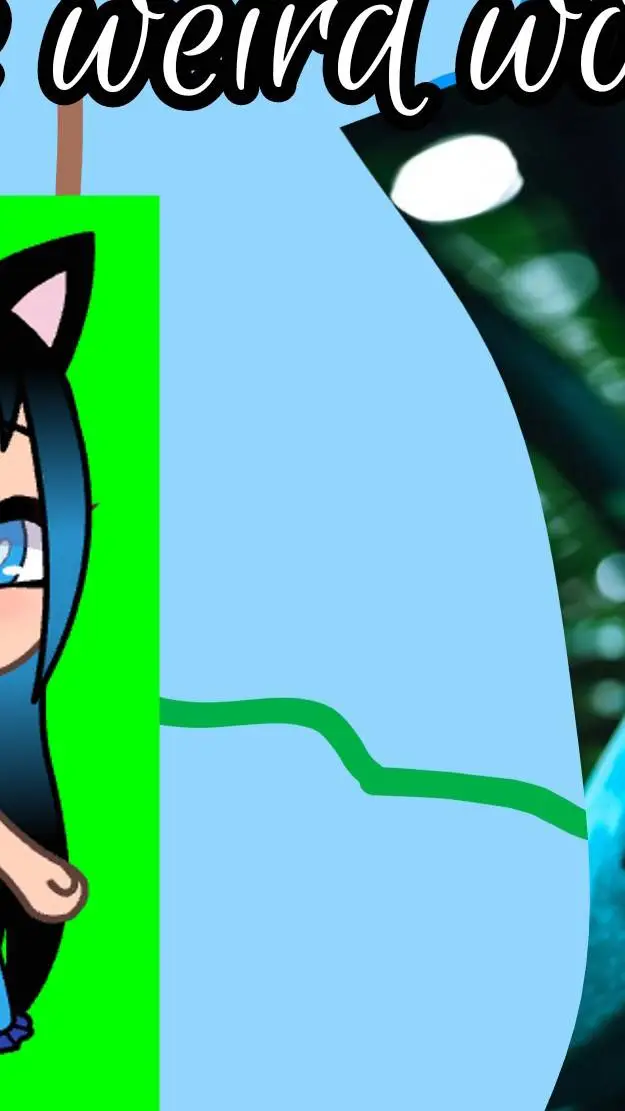 ai character: The weird word  background