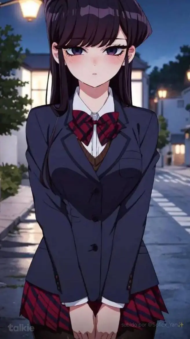 ai character: Komi san💸 background