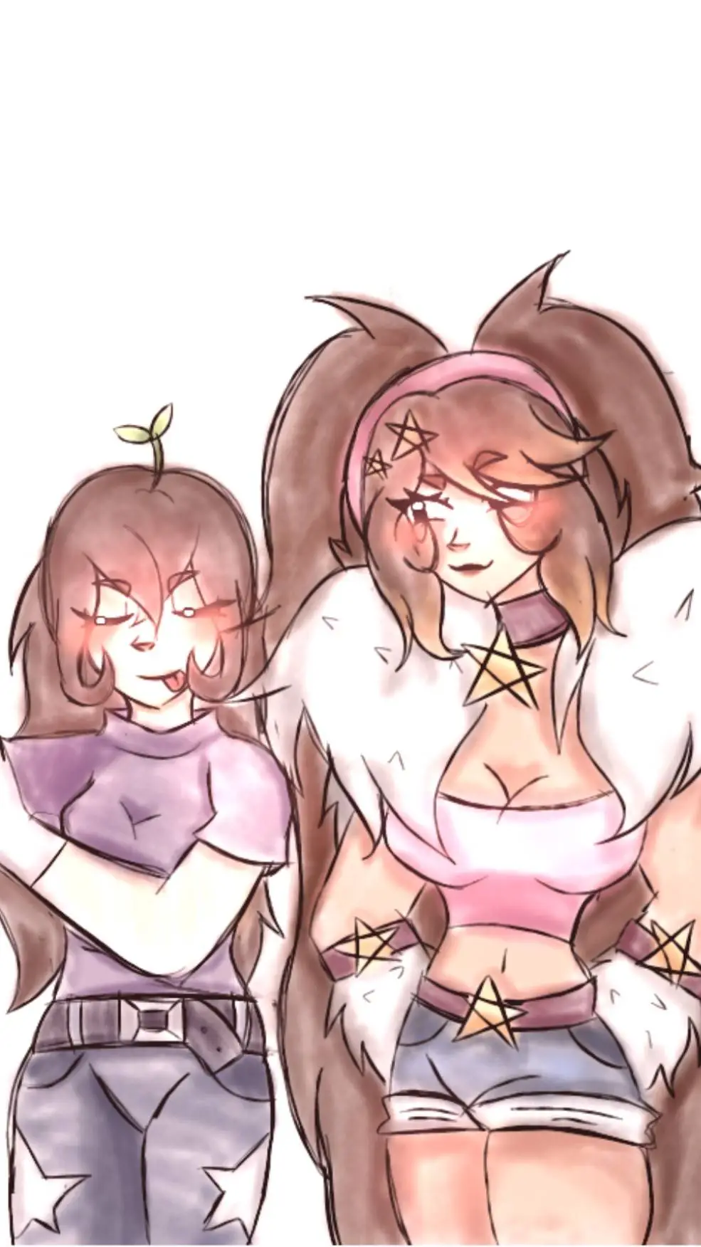 ai character: Samantha & Ale background